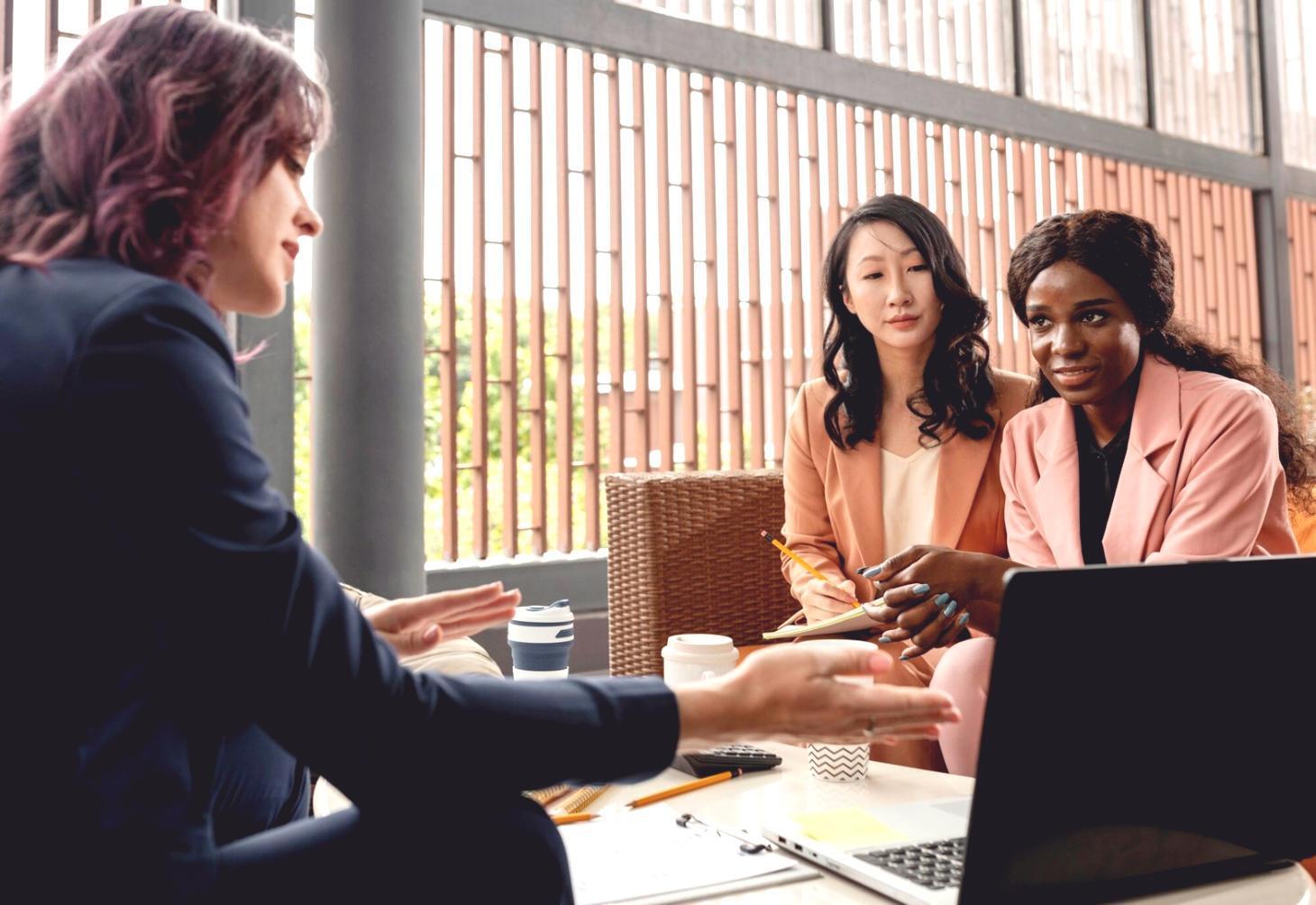 Team collaboration session with SEO strategy planning and keyword research